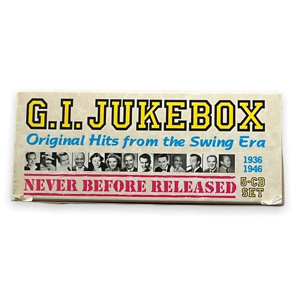 G.I. Jukebox Original Hits From Swing Era 5 CD Set 1936-1946 Released 1993 EUC - Picture 6 of 8